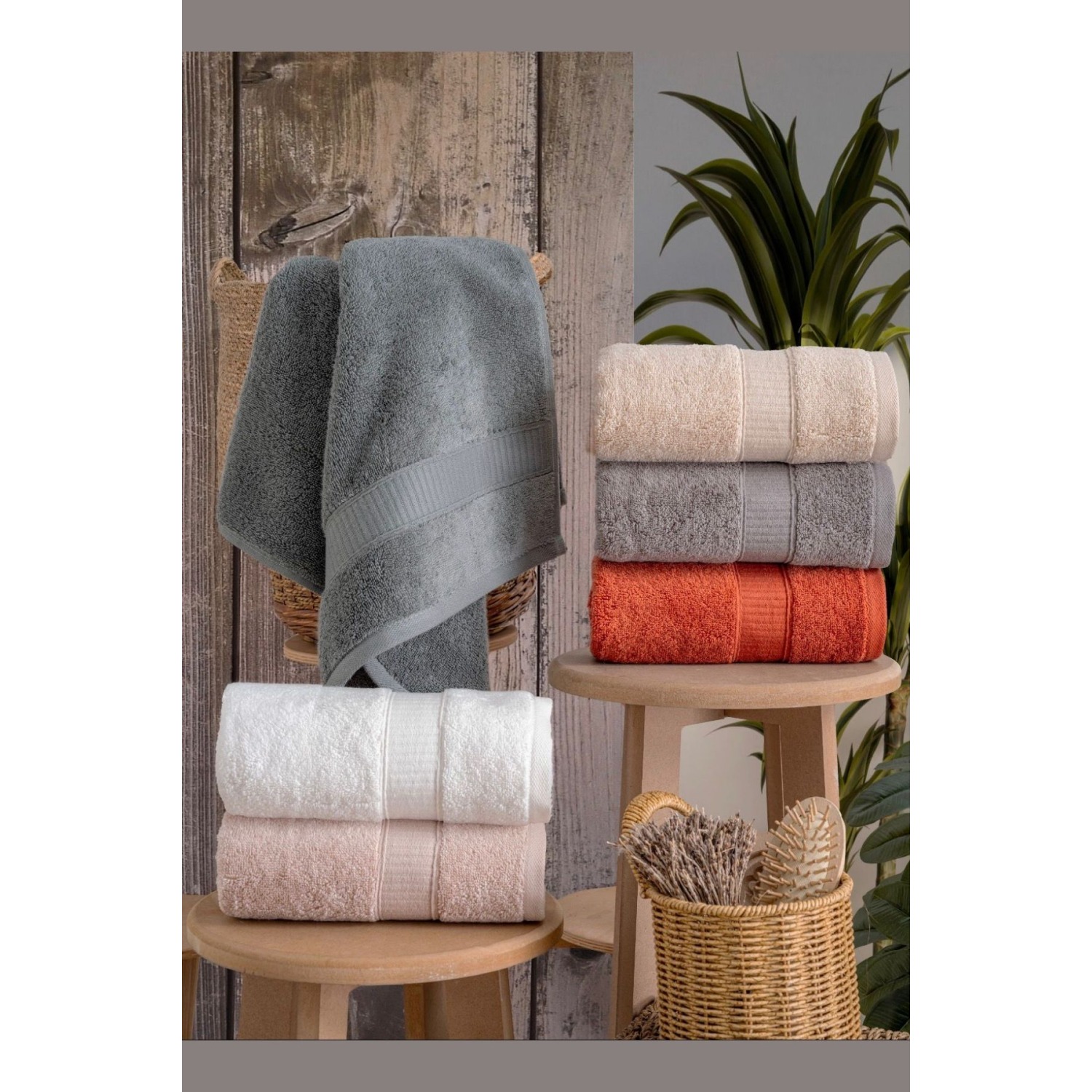 Pamukizi Ekstra Yumuşak 6'lı 50x90 Cm El&Yüz Havlu Seti